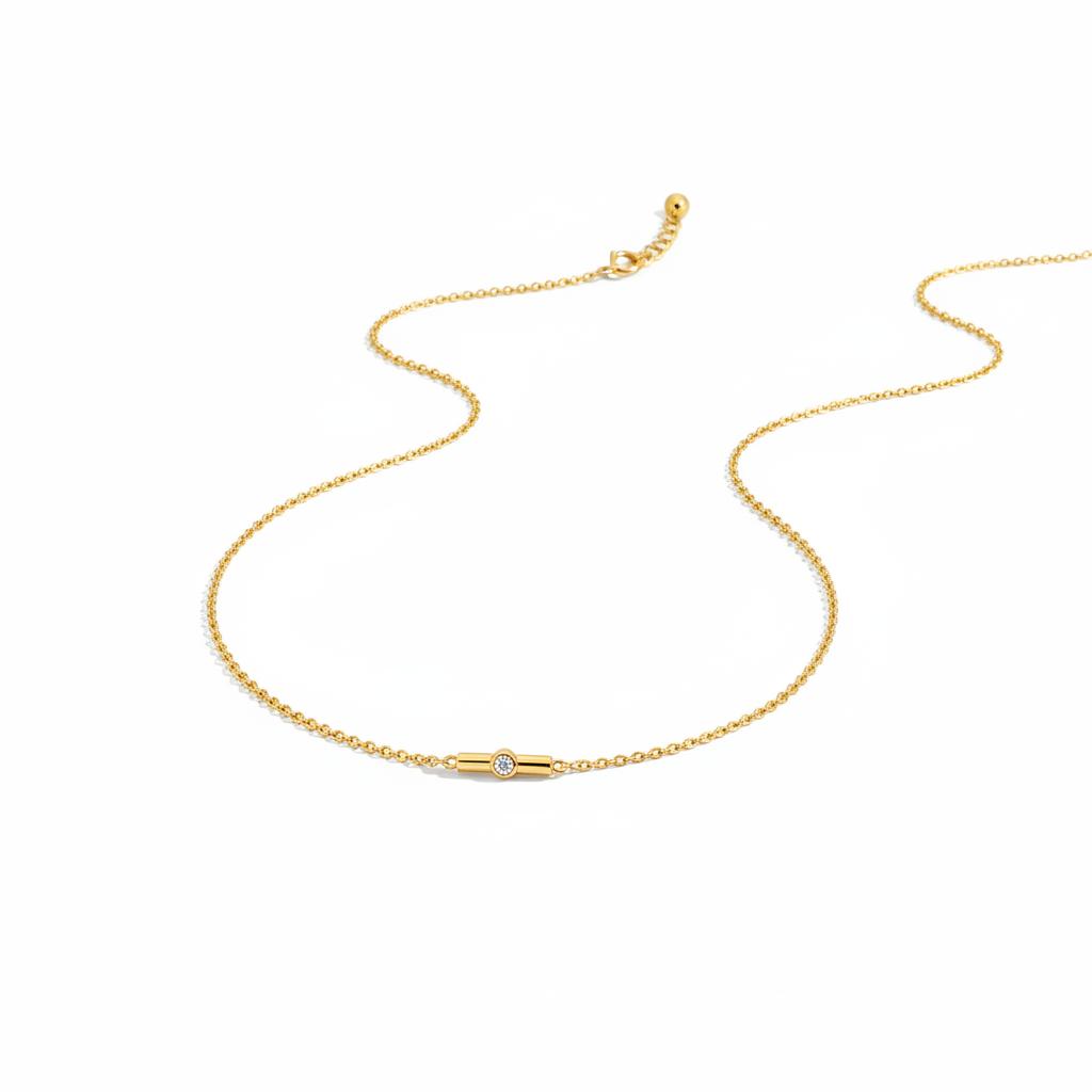 Aurora Chain Necklace - Gold minimal chain necklace